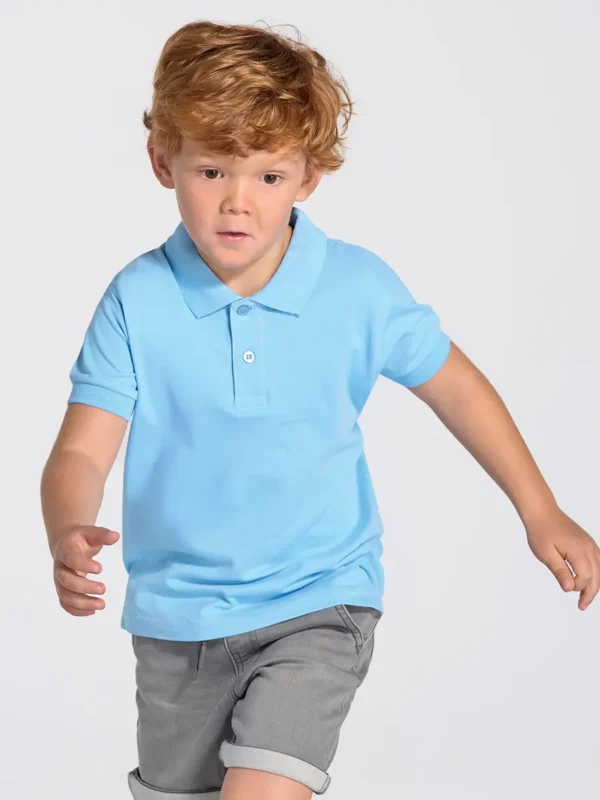 Kid Long Sleeve Unisex Polo