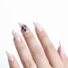 Midnight Elegance Black Teardrop Ring Set