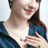 Midnight Elegance Black Teardrop Ring Set