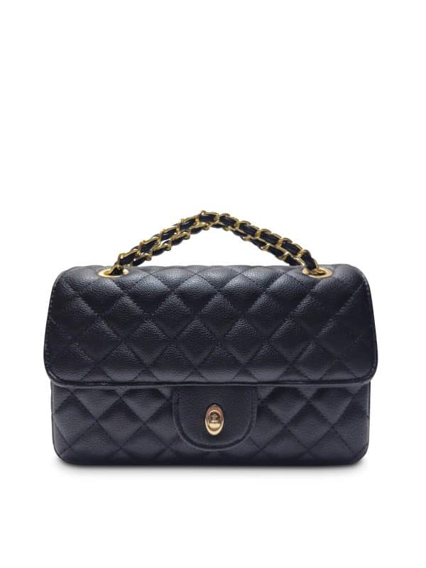 Women’s Black Leather Shoulder Bag