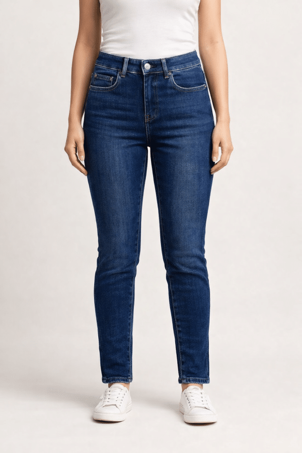 Ladies Thermal Denim Jeans Fleece Lined