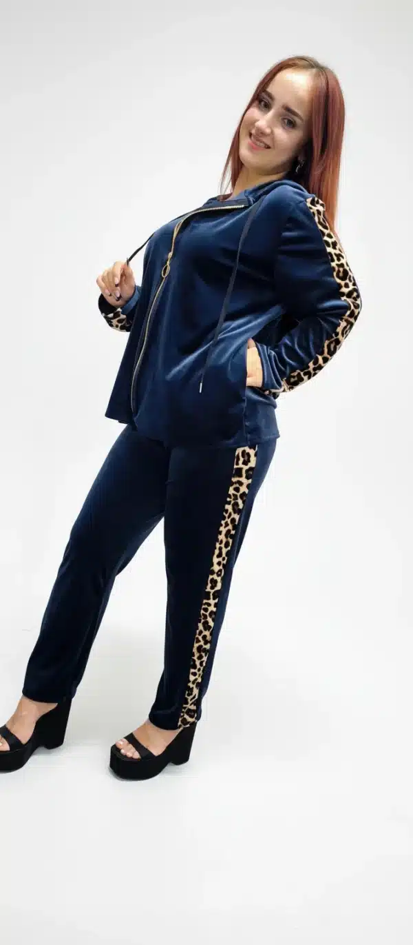 Luxe Panther Velour Tracksuit