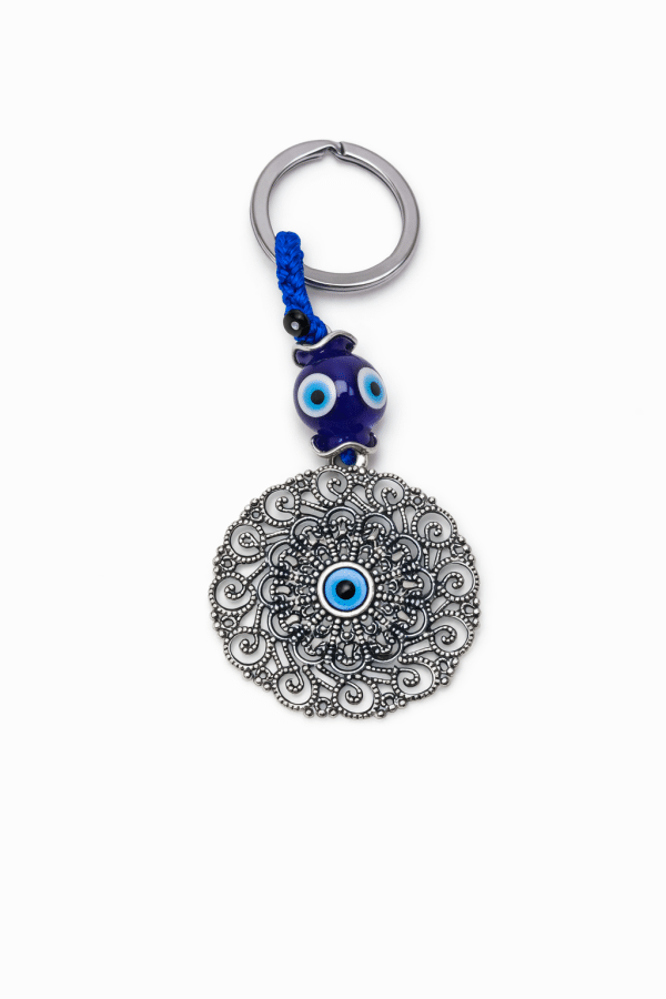 Evil Eye Mandala Keychain