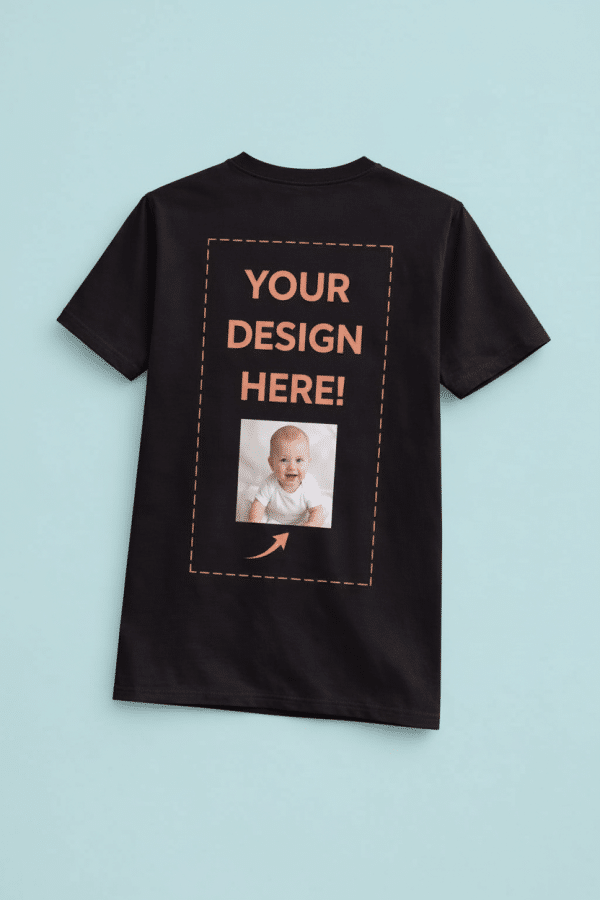 Custom Photo & Text Men's T-Shirt