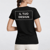 Womens Premium Solid T-Shirt Custom