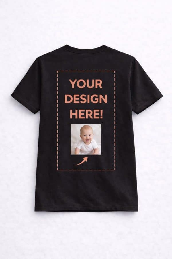 Custom Photo & Text Men's T-Shirt
