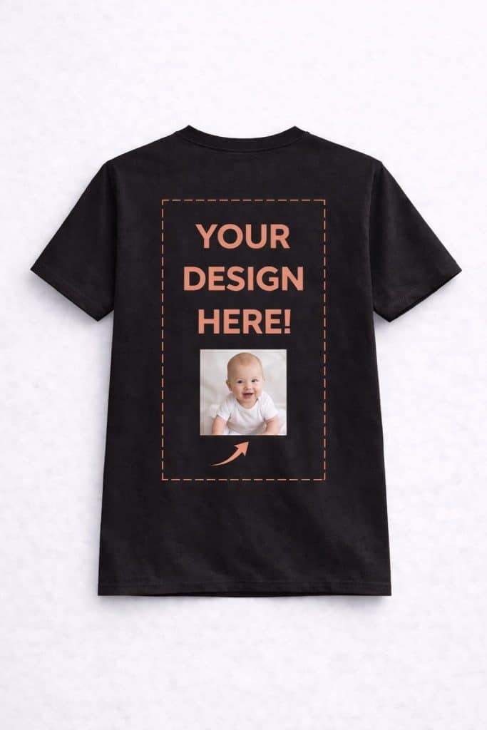 Custom Photo & Text Men's T-Shirt