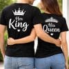 Black Couple Matching T-Shirt Set