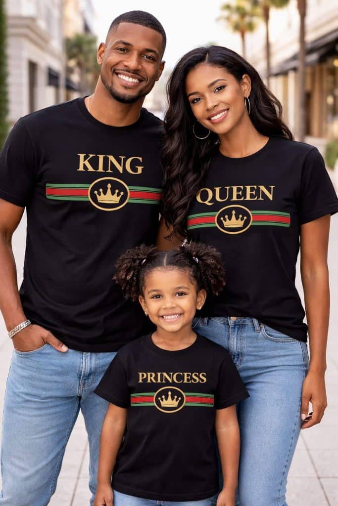 Family Queen T-Shirt Set