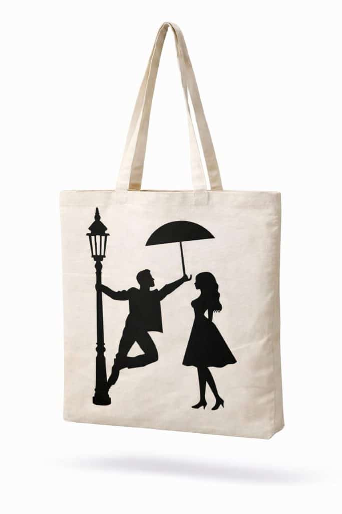 Romantic Street Tote Bag