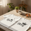 Royalty Matching Couple T-Shirt Set