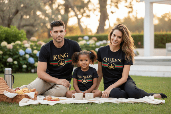 Family Queen T-Shirt Set