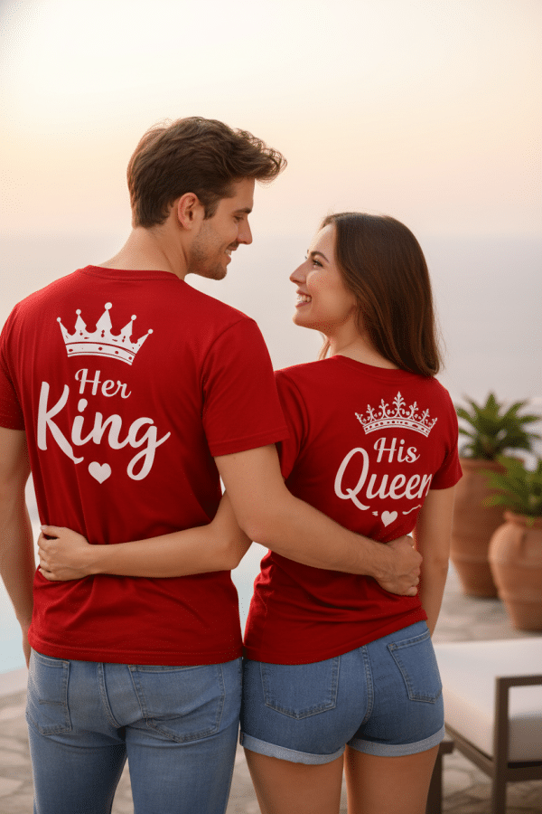 Couple Matching Love T-Shirt Set