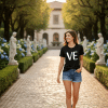 Black Couple Matching T-Shirt Set