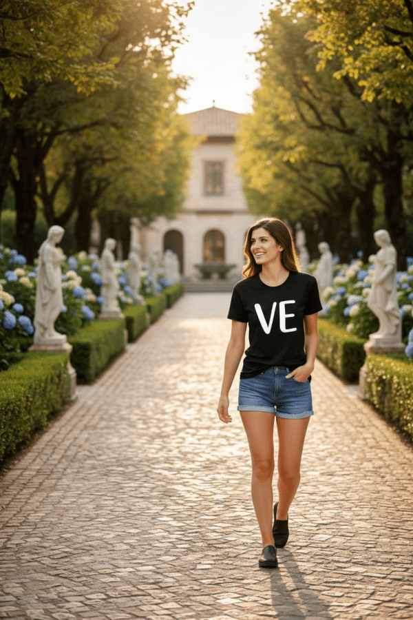 Black Couple Matching T-Shirt Set