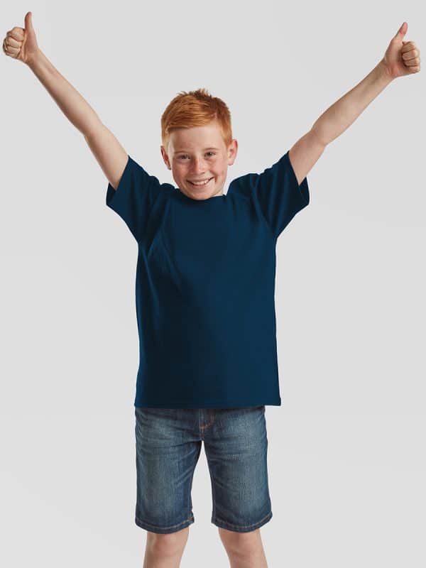 Kids Comfort Cotton Tee – Navy Edition