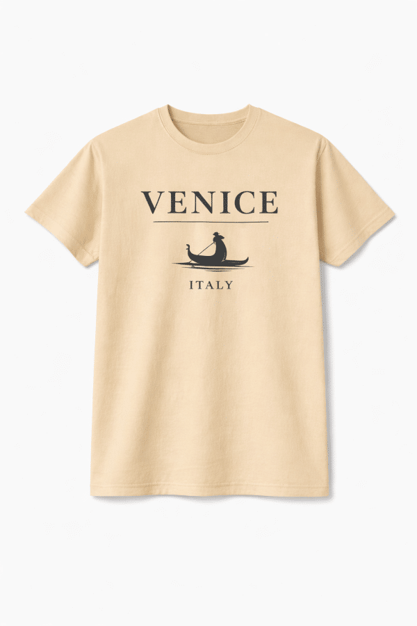 Venice Italy Premium T-Shirt – Sand Edition