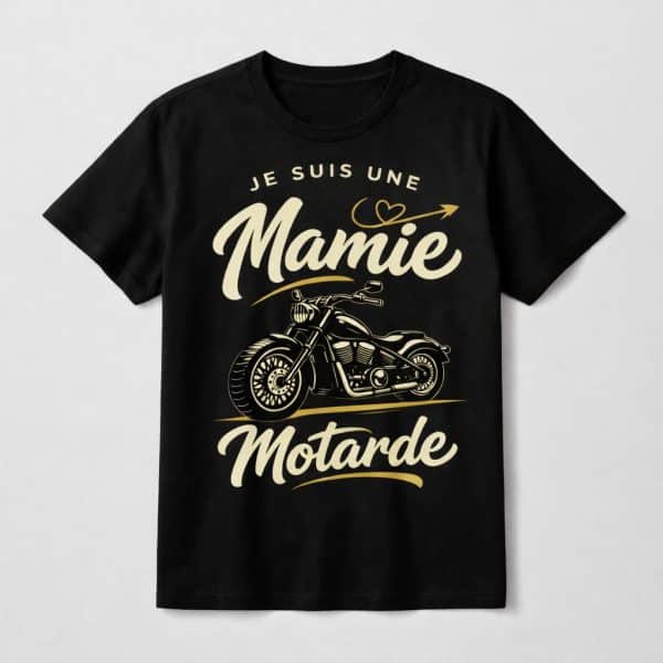 Mamie Motarde Premium T-Shirt – Black Edition