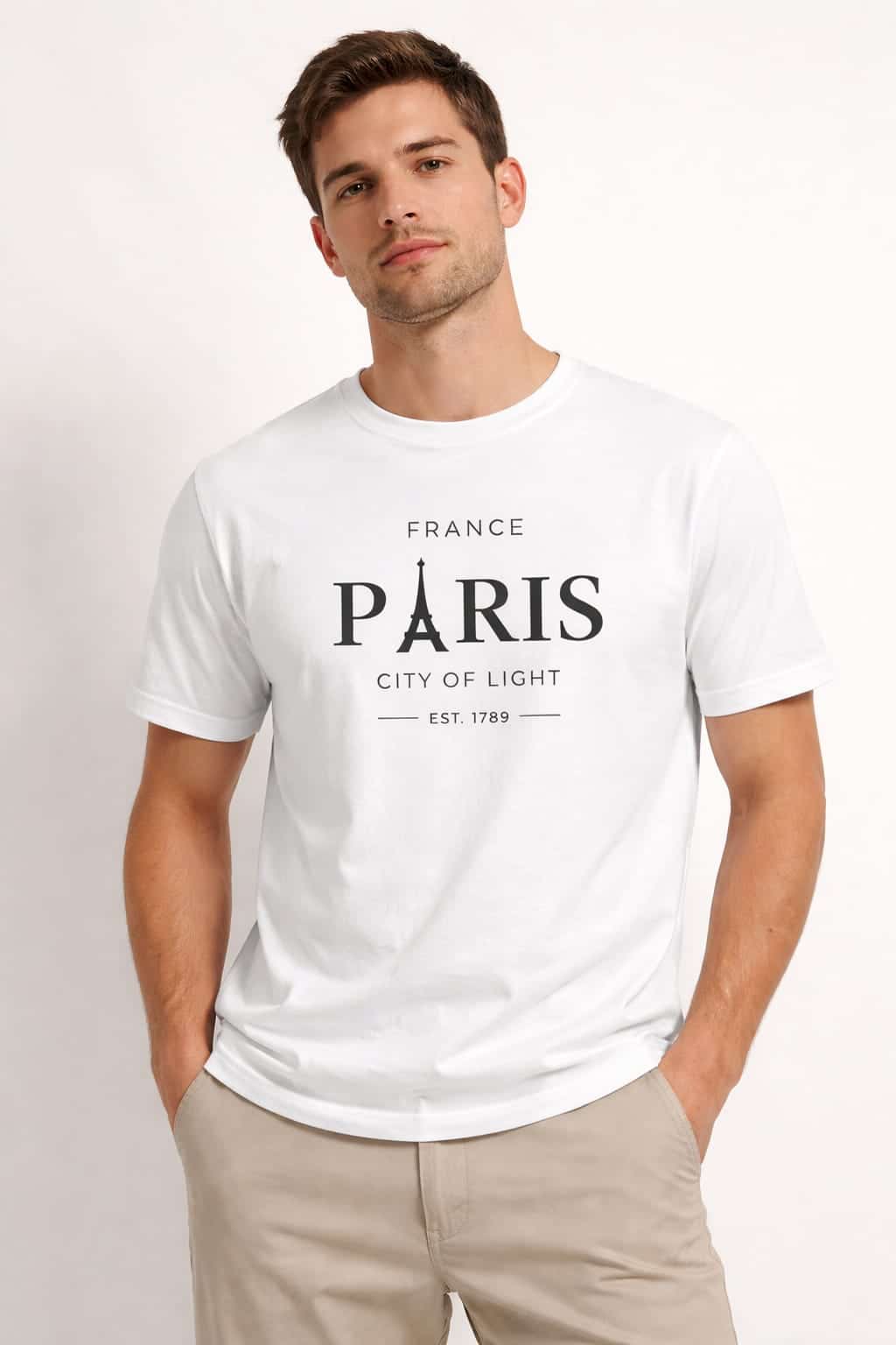 Paris Signature Tee – White Edition