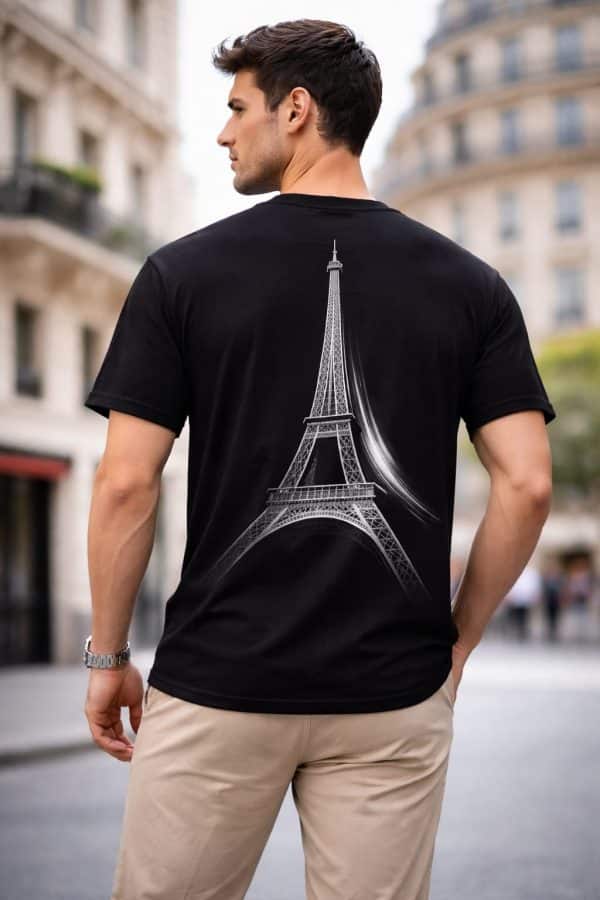 Paris Signature Tee – Black Edition