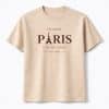 Paris Signature Tee – Sand Edition