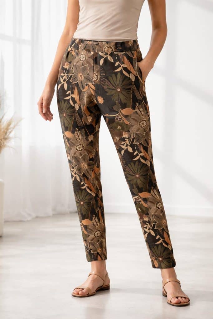 Italian Floral Waist Pants
