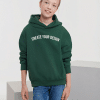 Kids Pullover Hoodie Green