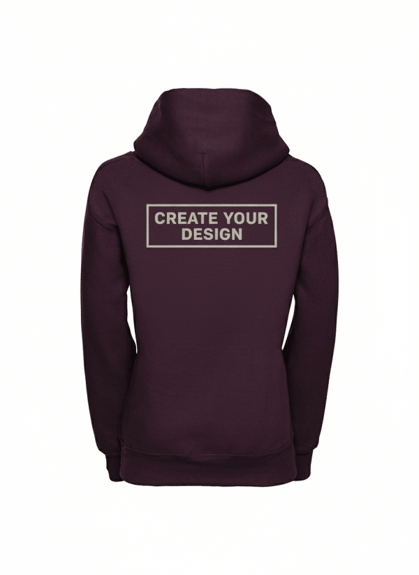 Kids Pullover Hoodie Burgundy
