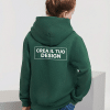 Kids Pullover Hoodie Green
