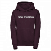 Kids Pullover Hoodie Burgundy