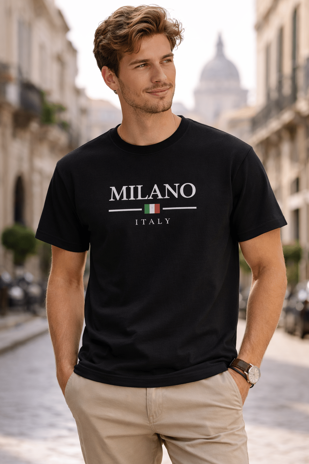 Milano Signature Tee – Black