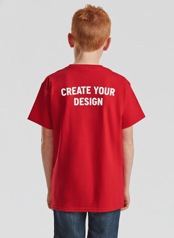 Kids Comfort Cotton Tee – Red Edition