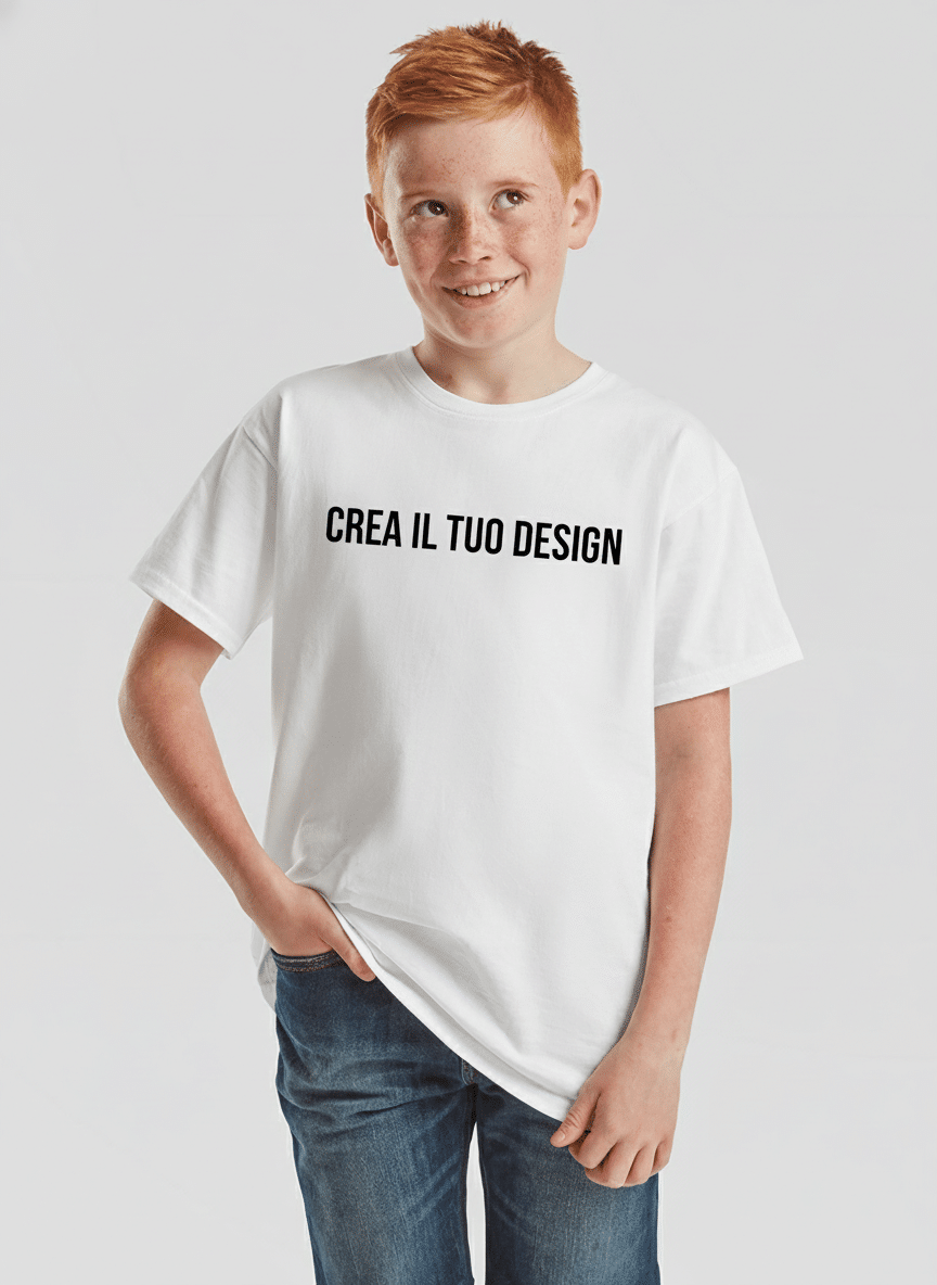 Kids Comfort Cotton Tee – White Edition