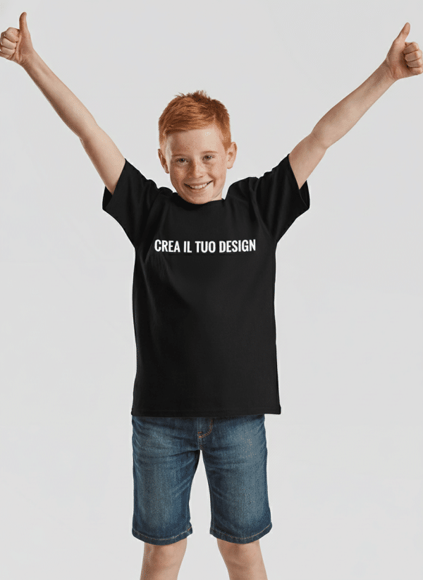 Kids Comfort Cotton Tee – Black Edition