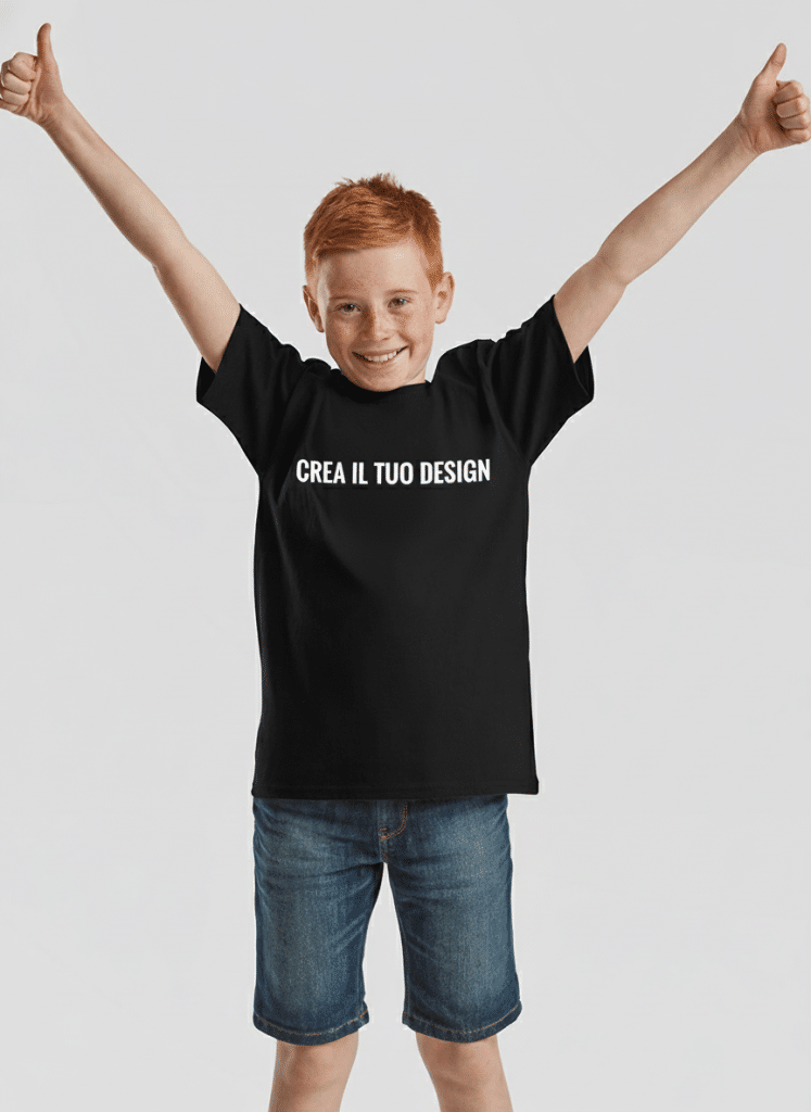 Kids Comfort Cotton Tee – Black Edition