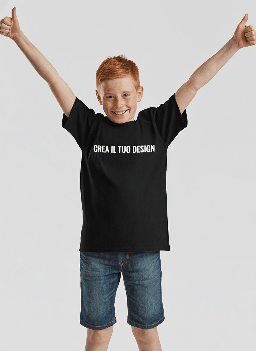 Kids Comfort Cotton Tee – Black Edition