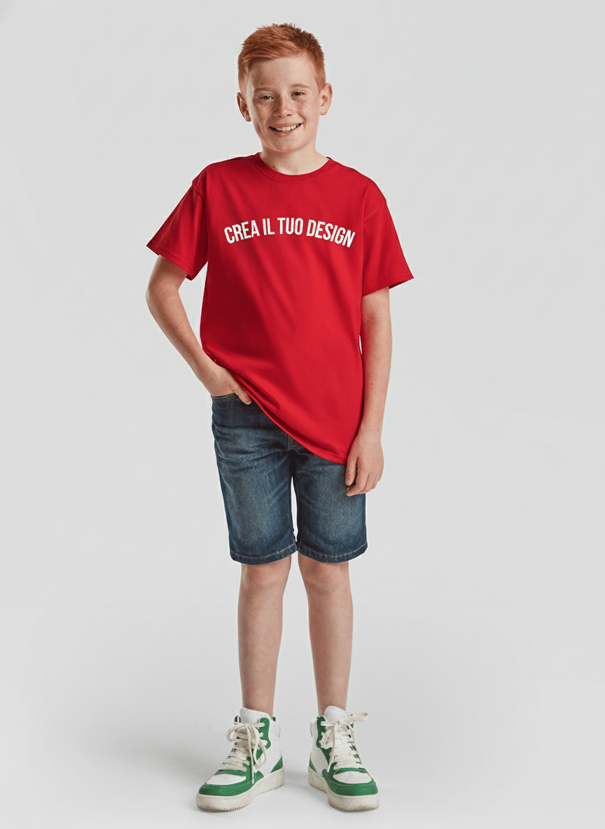 Kids Comfort Cotton Tee – Red Edition