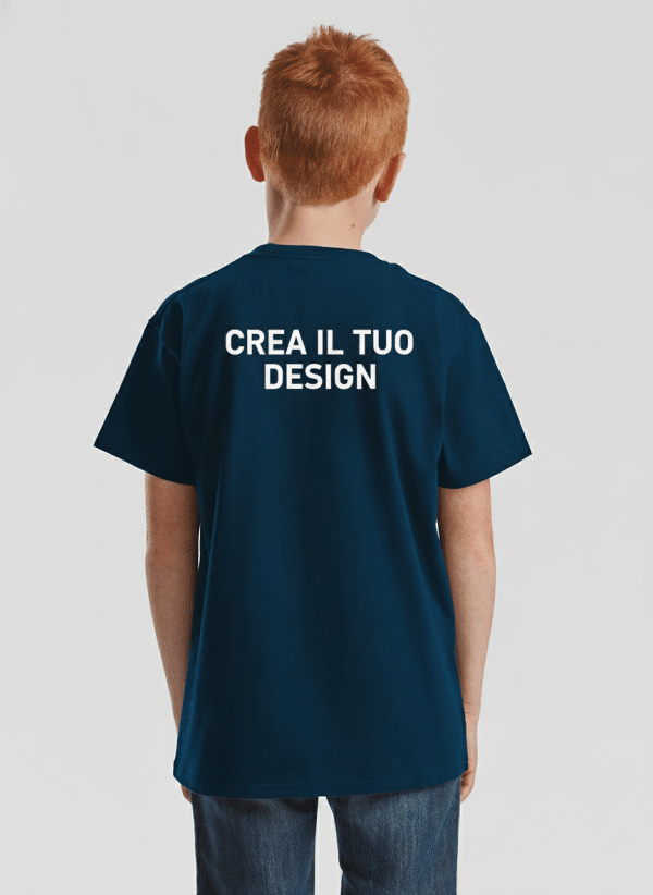 Kids Comfort Cotton Tee – Navy Edition