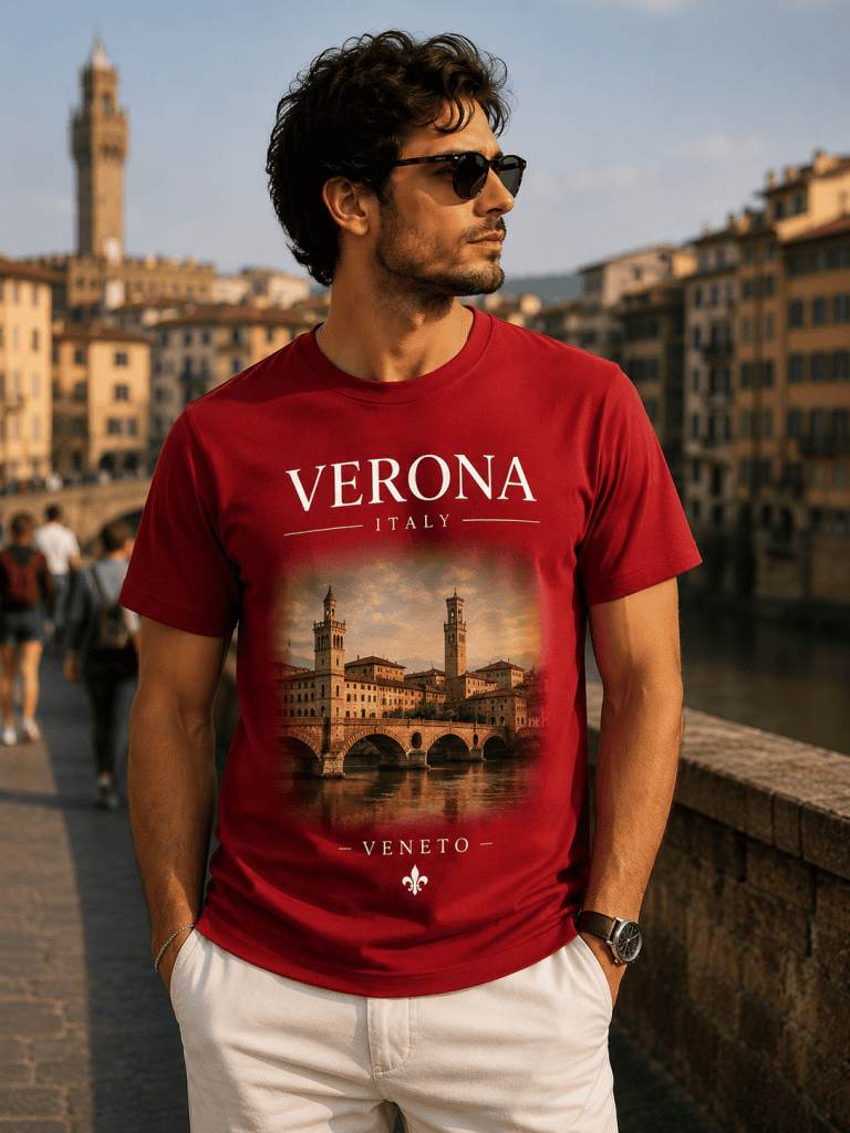 Verona Red Custom T-Shirt