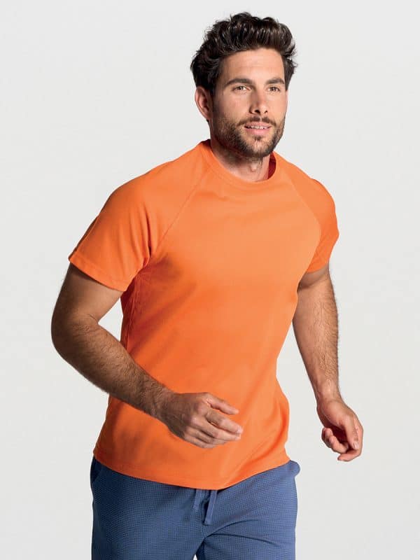 Custom Orange Sports T-Shirt
