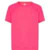 Custom Fluorescent Pink Sports T-Shirt