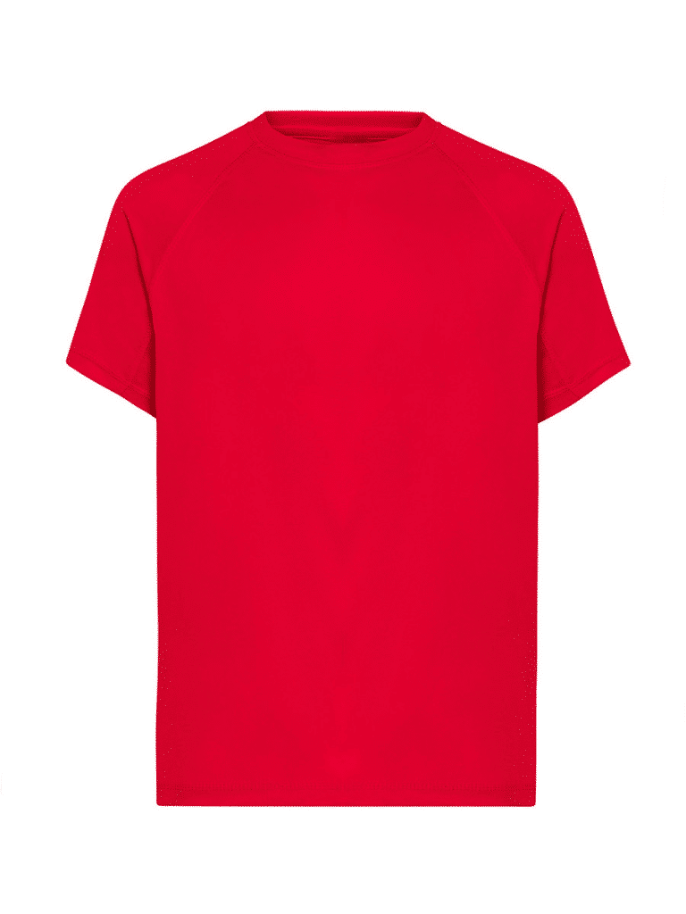 Custom Red Sports T-Shirt
