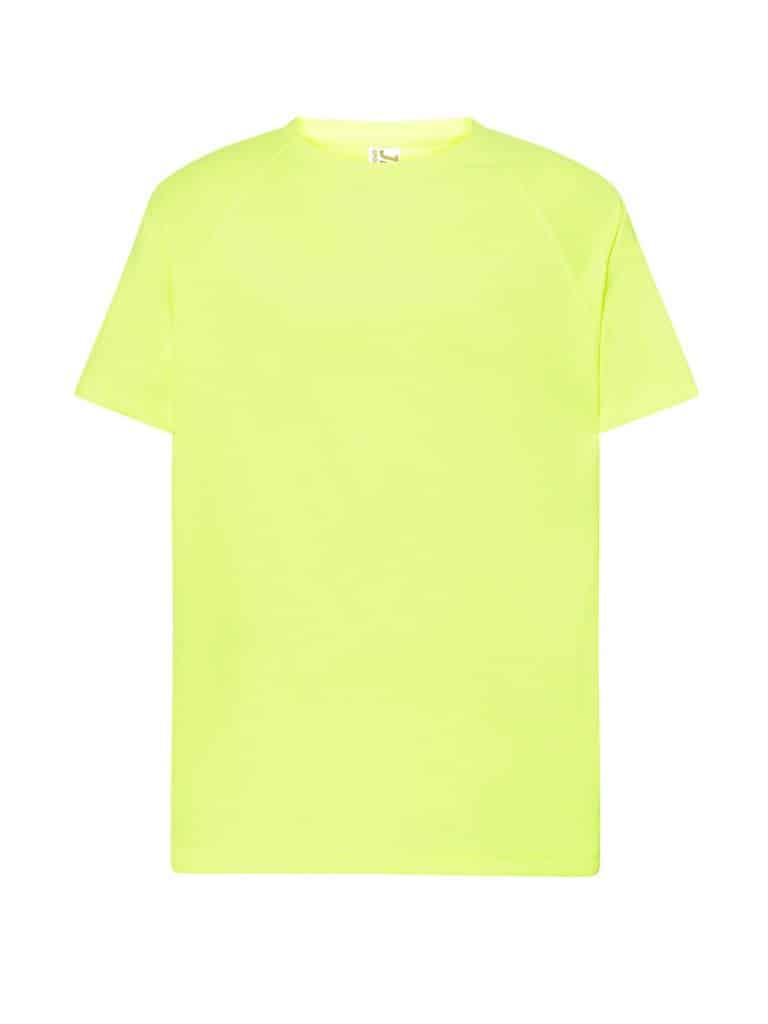 Custom Safety Yellow Sports T-Shirt