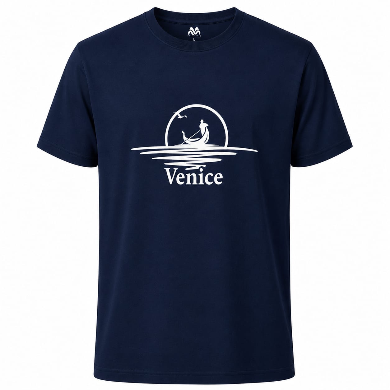 Venice Classic Gondola T-Shirt Navy Blue