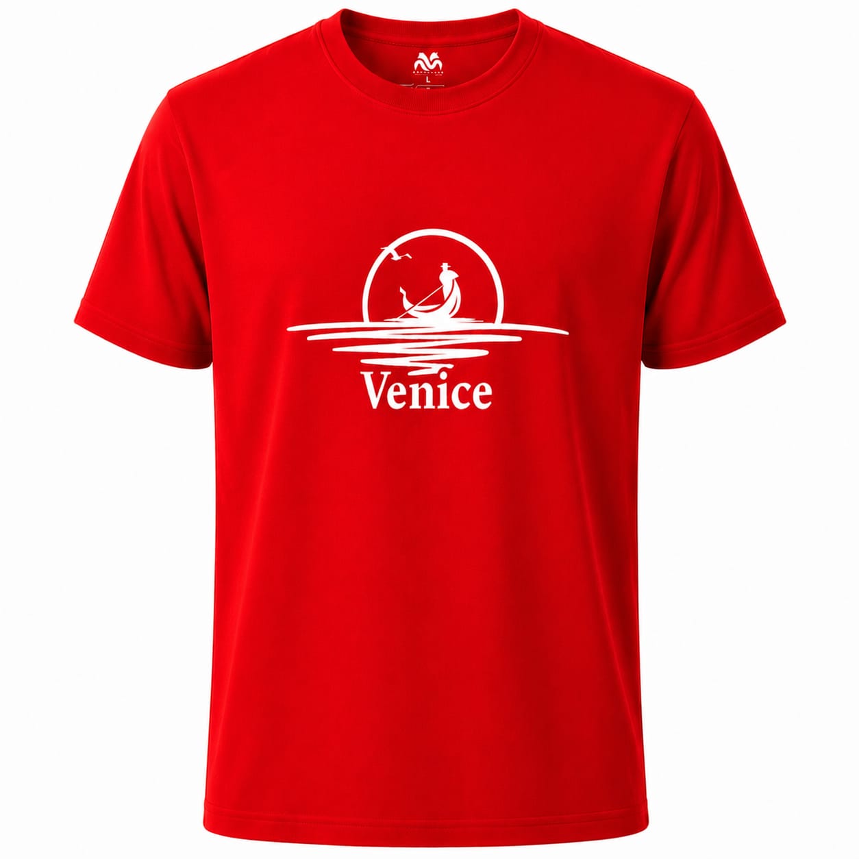 Venice Sunset Gondola T-Shirt Red