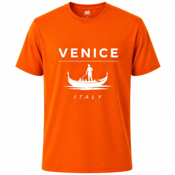 Venice Classic Gondola T-Shirt Sun Yellow