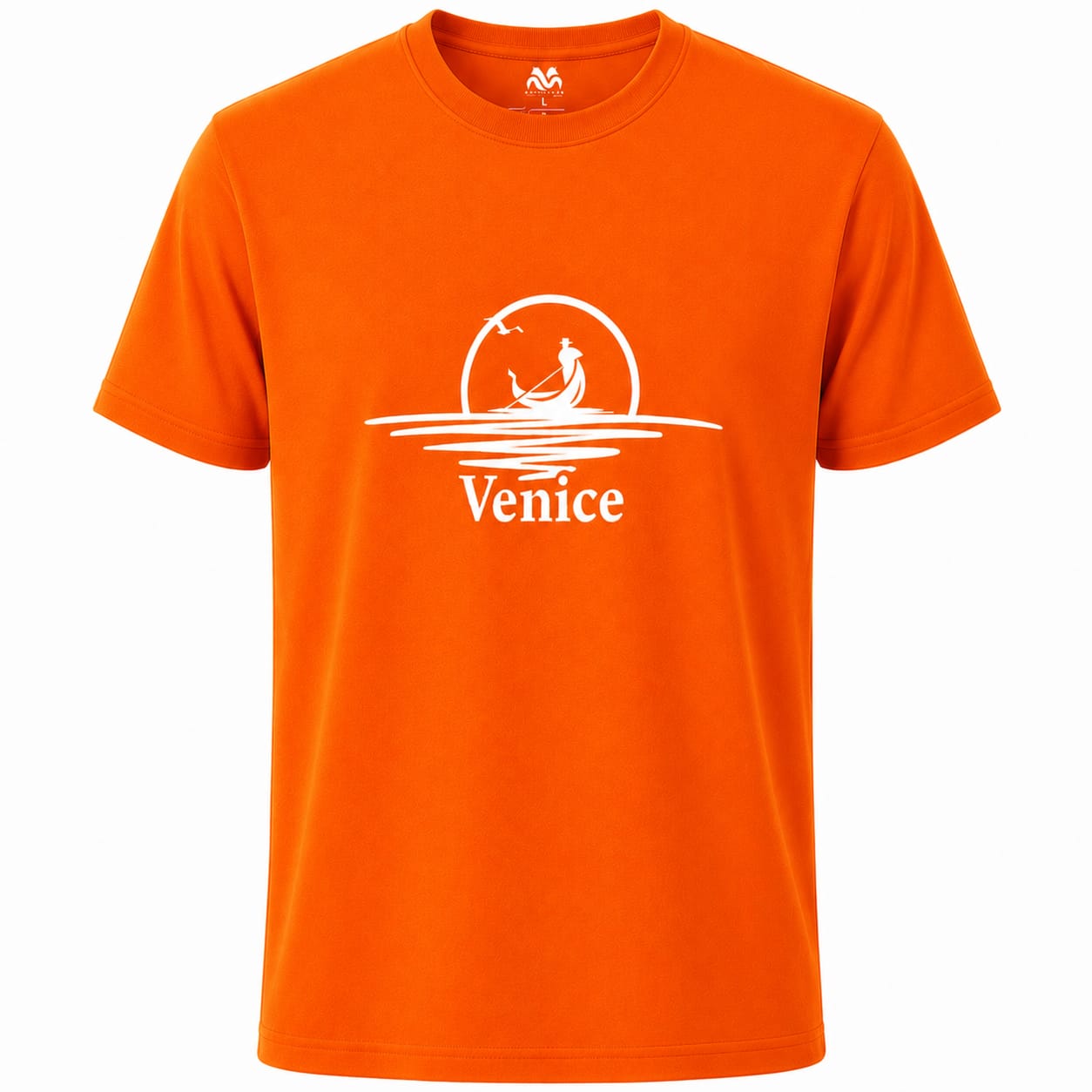 Venice Sunset Gondola T-Shirt Sun Yellow