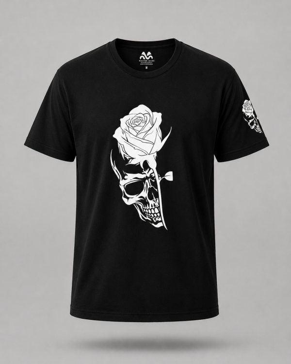 Black Rose Skull Tee