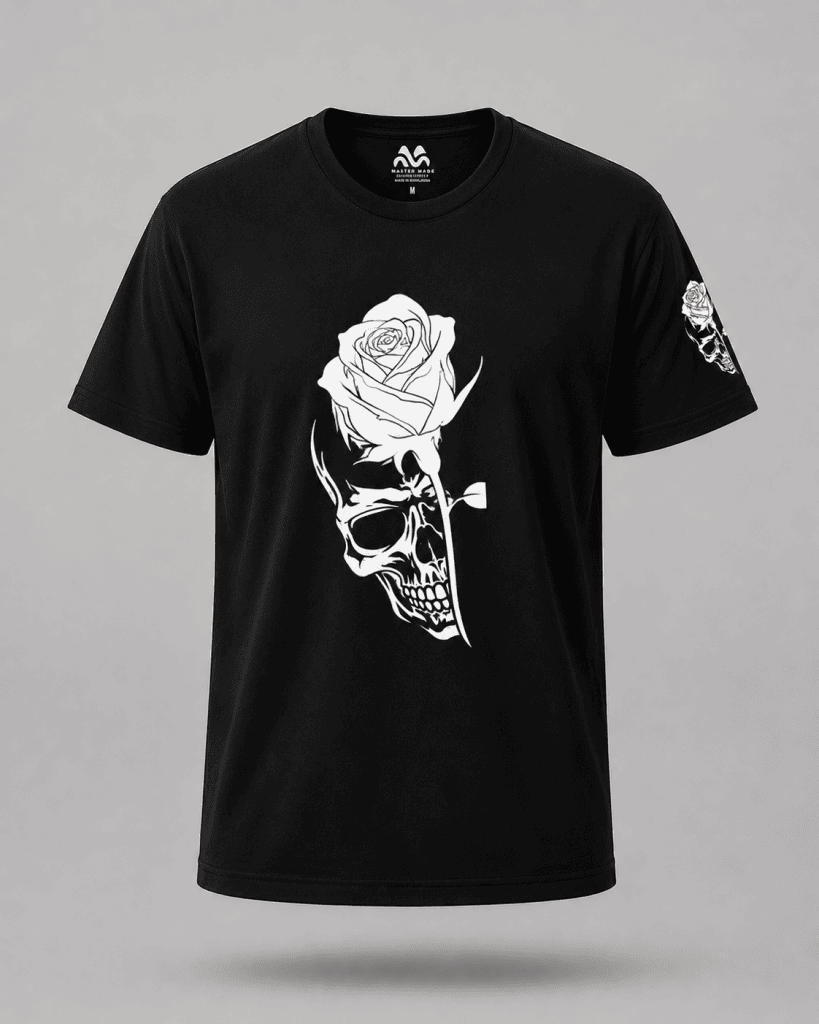 Black Rose Skull Tee