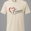 Brown Firenze Heart Premium Unisex T-Shirt